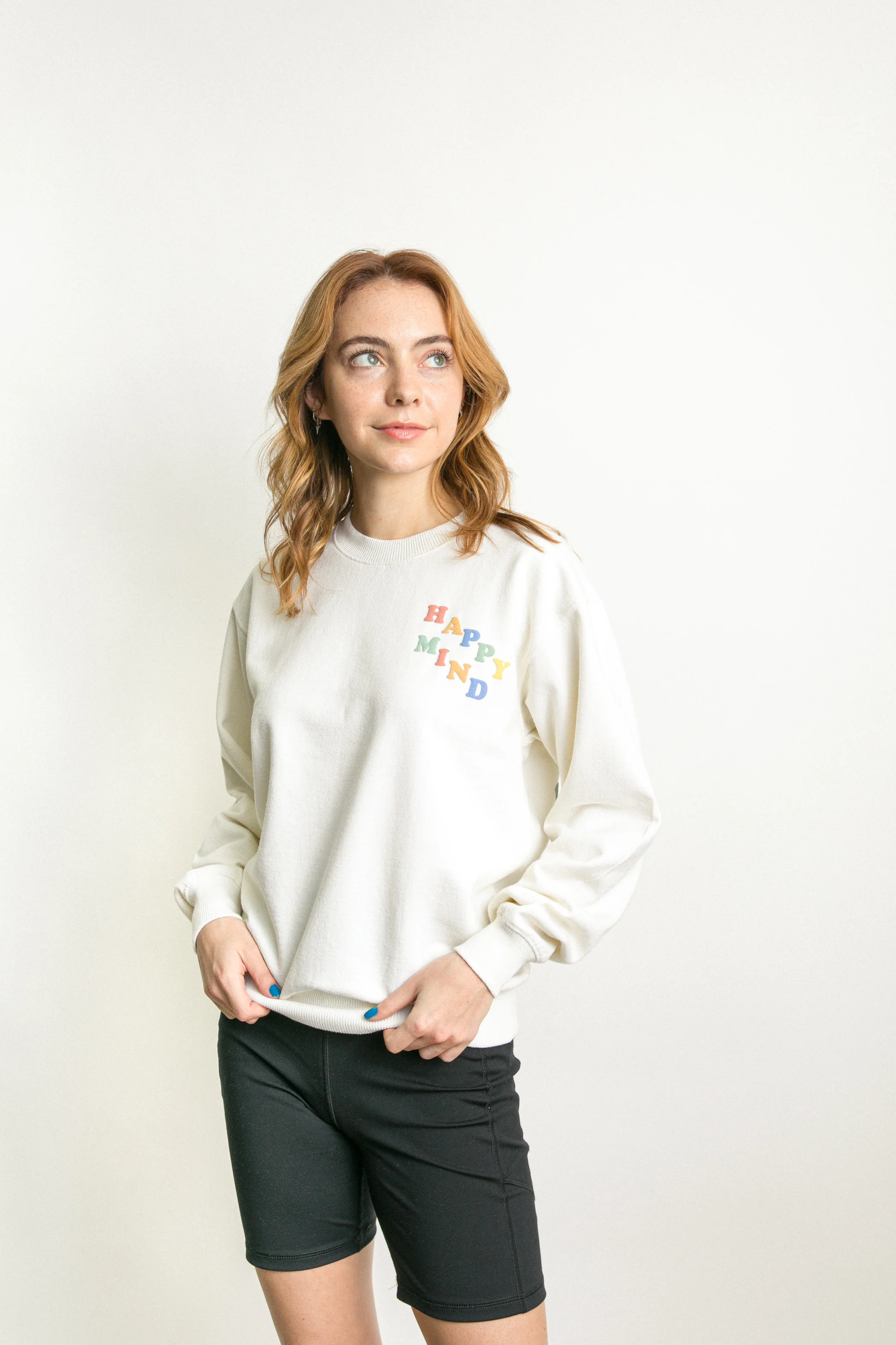 Smiley Happy Mind Recycled Crewneck - Image 5