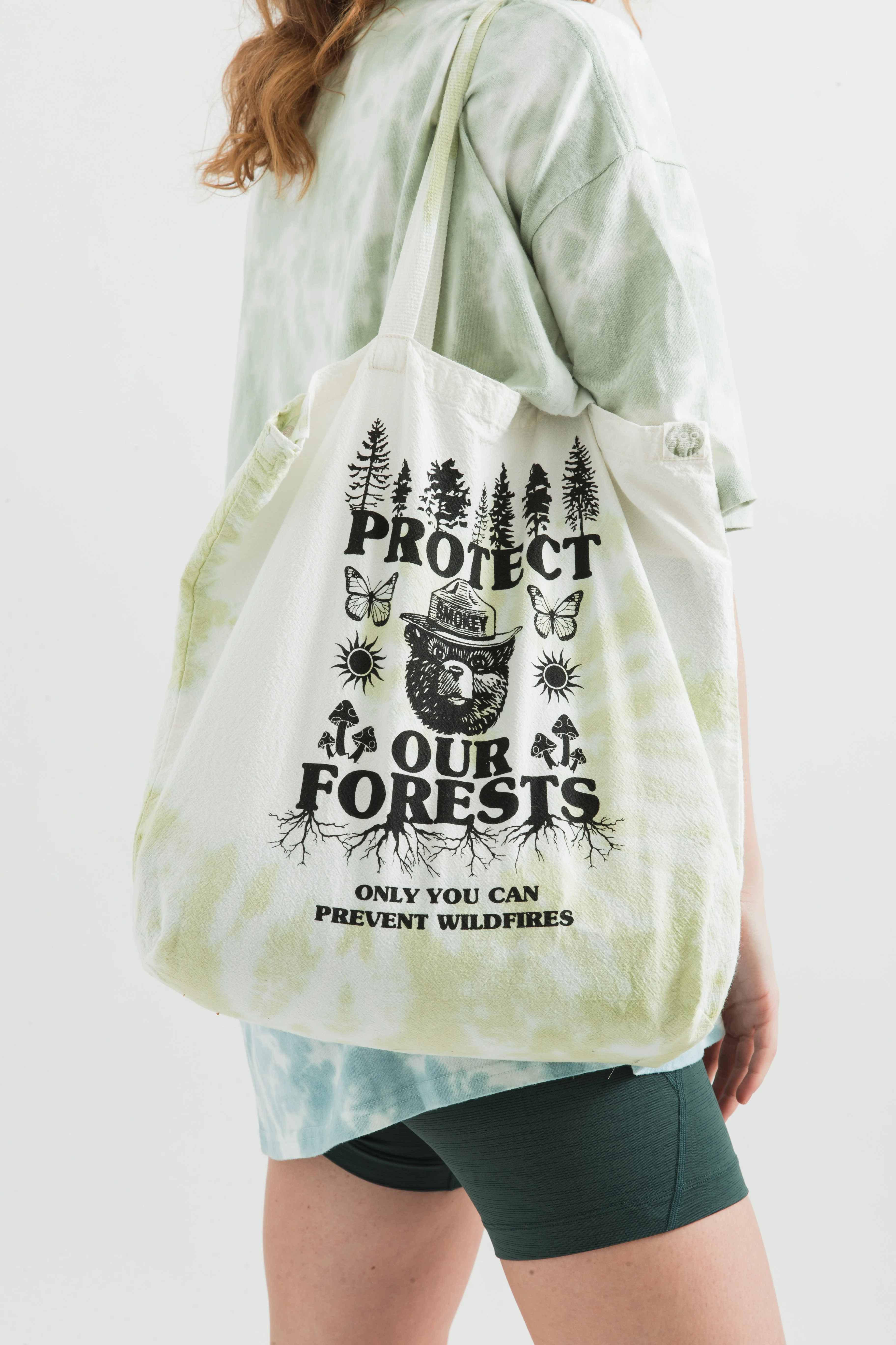Smokey Protect Our Forests Recycled Tote - Image 4