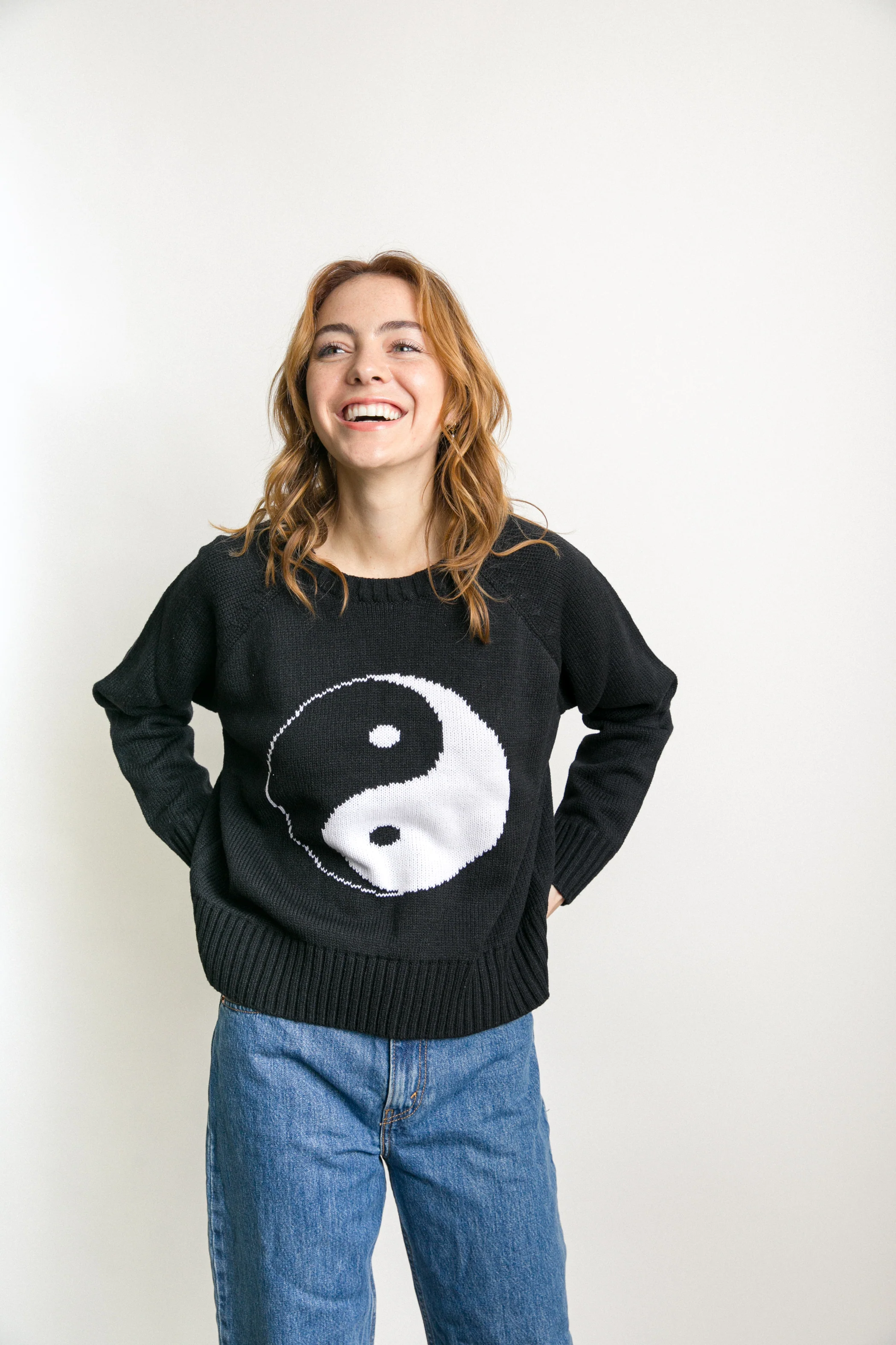 Yin Yang Recycled Knit Sweater - Image 3
